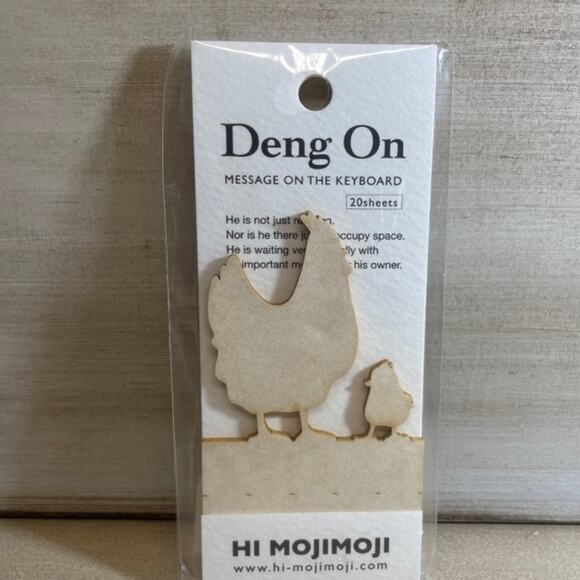 Chicken Stationary Discontinued Japanese Hi Mojimoji Deng On Keyboard Memo Notes - Picture 3 of 10